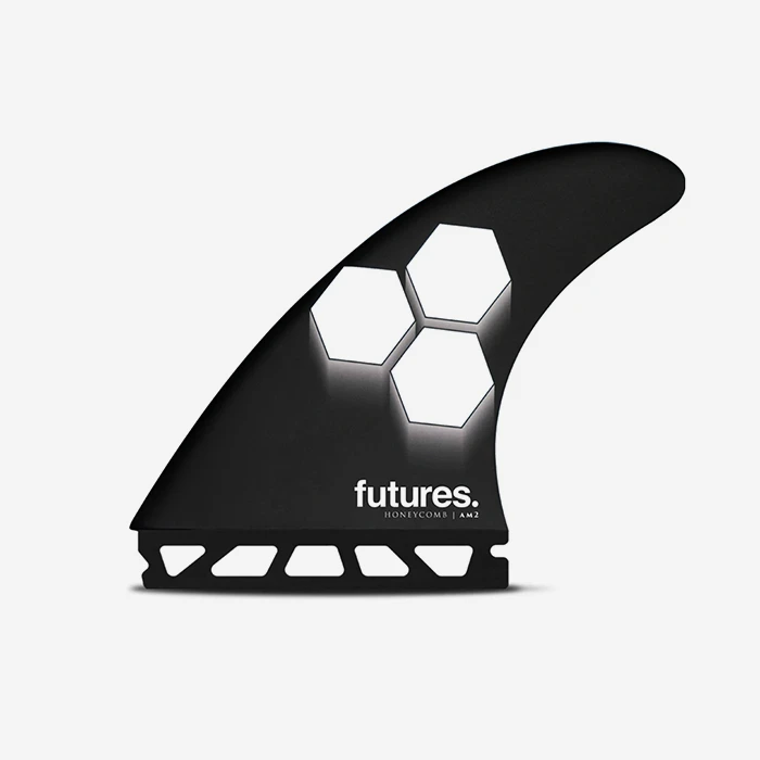 Dérives Thruster FUTURES FAM2 Al Merrick RTM Hex Black & White Large 3 Dérives Thruster FUTURES FAM2 Al Merrick RTM Hex Black & White Large