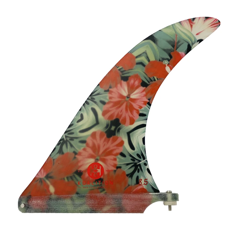 Longboard Fins KOALITION - Tropical Hawaiian Fins 8.5 3 Longboard Fins KOALITION - Tropical Hawaiian Fins 8.5