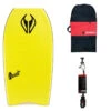 Pack Bodyboard NMD ELEMENT PE+WRIST LEASH+BASIC COVER 44 - Yellow -Célèbre Surf Magasin Pack Bodyboard NMD ELEMENT PE WRIST LEASH BASIC COVER 44 2