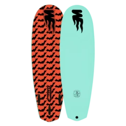 Pride Planche De Surf MULLET TOMBSTONE 5.1 - Menthol Green Deck / Fluro Red Slick