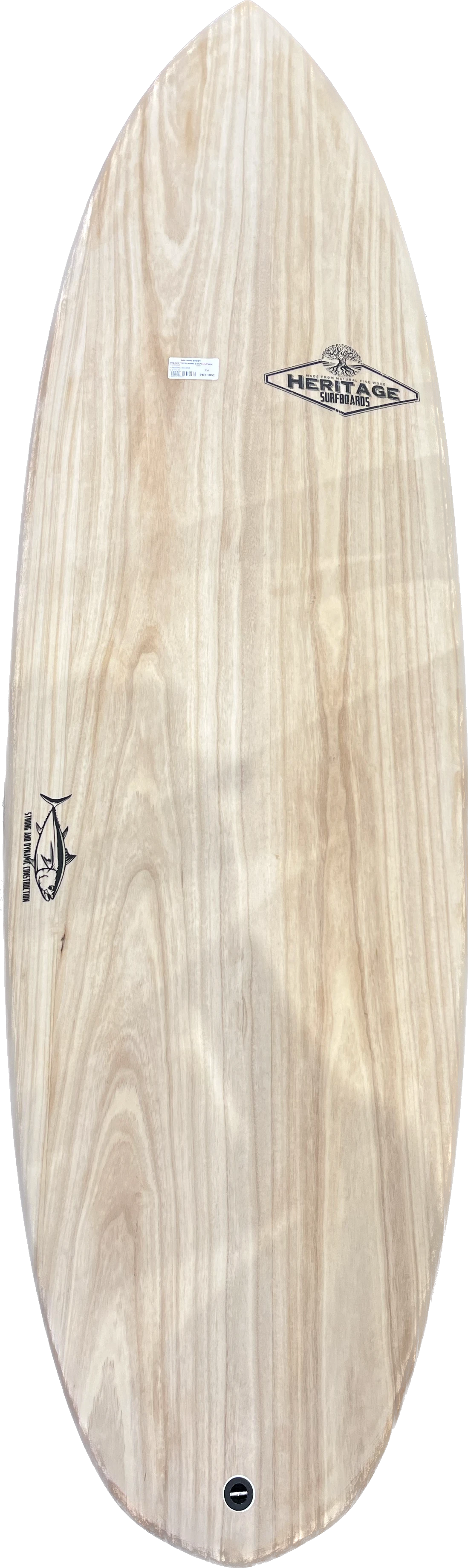 Planche De Surf Heritage Kiwi Paulownia 6'8 3 Planche De Surf Heritage Kiwi Paulownia 6'8