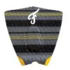 Pad De Surf FAMOUS EL REY - Charcoal/Yellow -Célèbre Surf Magasin pad elrey blk grey ylw
